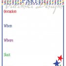 Candles Party Invitation