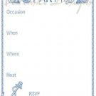 Beach Party Invitation