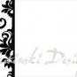 Graphic Digital Image for DIY B&W Ornamental