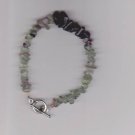 chunky amethyst and Jade bracelet