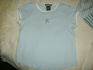 Gap lightblue rinestone dragonfly top