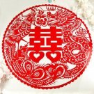 Double Xi wedding wallpaper