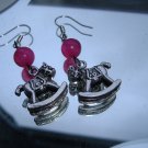 rocking horse earrings
