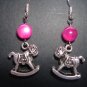 rocking horse earrings