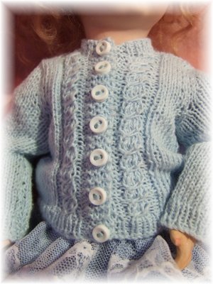 Free Knitting Pattern - Newborn Wrap Cardigan from the Baby