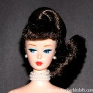 Brunette Ponytail Reproduction Doll With Pearls
