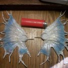Blue metalic fairy wings