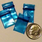 100 Apple Baggies Blue 0.5 x 0.5 inch Tint zip lock bags