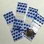 100 Blue Jaguars Baggies 3434 zip lock 0.75 x 0.75" Apple Brand