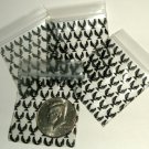 100 Black Eagles Baggies 2 x 2" Small Ziplock Bags 2020