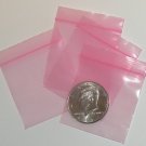 100 Pink Baggies 2 x 2" Small Ziplock Bags 2020