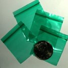 100 Green Baggies 1.75 x 1.75" Small Zip Bags 175175