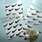 100 Swoosh Design Apple Baggies  1.5 x 1.5 in.