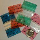 400 Swoosh Baggies 12534 assorted colors zip lock bags 1.25 x 0.75 inch