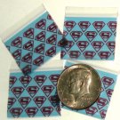 100 Superman Apple Baggies 1.5 x 1.25 inch  minizip bags 15125