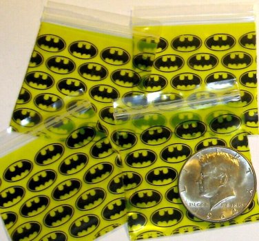 1000 Batman Baggies 2 x 2" Small Ziplock Bags 2020