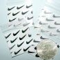 100 Swoosh Apple baggies 1.5 x 1.5" Mini Zip lock Bags 1515