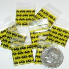 100 Batman Apple Baggies 5858 zip lock bags 5/8 x 5/8"