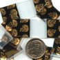 100 Skull Design Apple Baggies 5858 zip lock bags 5/8" x 5/8"
