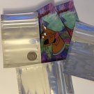 50 Scooby Snack Bags 2.5 x 3 inch Foil one side clear poly other side