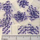 100 Purple Dolphins Apple Baggies Tiny Zip Bags 5/8 x 5/8 inch
