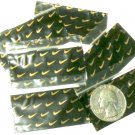 100 Swoosh Black Gold Apple Baggies 2 x 1" zip lock bags 2010