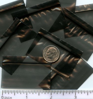 100 Black Apple Baggies 2 x 1 inch Small Zip Bags 2010