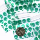 100 Green Aliens Apple Baggies 1.5 x 1.5" Small Zip Bags 1515