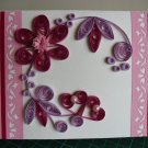 My handmade paper quilled gift card