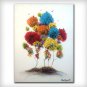 Original painting - 18 x 24 abstract lollipop tree landscape Mattsart