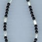 Black Onyx and Mother of Pearl Bracelet