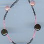 Black Onyx and Rose Quartz Bracelet