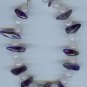 Rose Quartz and Amethyst Chip Bracelet