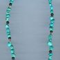 Turquoise and Black Onyx Necklace