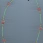 Cherry Quartz and Seed Bead Eyeglass Holder