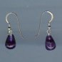 Teardrop Amethyst Earrings