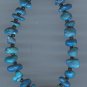 Dyed Turquoise and Black Onyx Bracelet