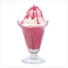 Strawberry Sundae Candle 12804