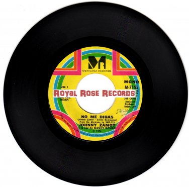 Johnny Zamot - No Me Digas b/w La China (Mericana) 7" Single