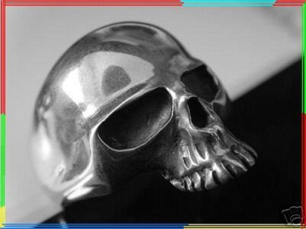 James Hetfield skull ring sterling silver 925 Metallica