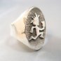 Hatchet Man Hatchetman Juggalo SOLID Sterling Silver 925 Ring