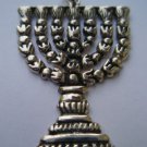 Ezi Zino Jerusalem Temple Menorah Lamp Judaica Jewish symbol silver 925 pendant