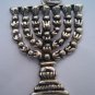 Ezi Zino Jerusalem Temple Menorah Lamp Judaica Jewish symbol silver 925 pendant