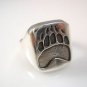 Ezi Zino Jewelry Designer Bear Claw/Paw signet ring Solid Sterling Silver 925