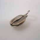 Africa Coffee bean Sterling Silver Pendant