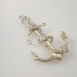 Solid Sterling Silver 925 Anchor Nautical Pendant Charm Necklace Yacht Boat Chai