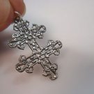CROSS OF LORRAINE FRENCH FOREIGN LEGION PI MAGNUM sterling silver 925 pendant