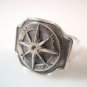 compass signet ring Solid Silver Sterling 925 by EZI ZINO