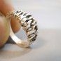 Israel Delini Designers Hand Made Art Vintage Style Solid Silver Sterling Ring