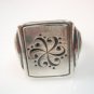 Ezi Zino Clef Music Notes clef key musical symbol Ring Solid Sterling Silver 925
